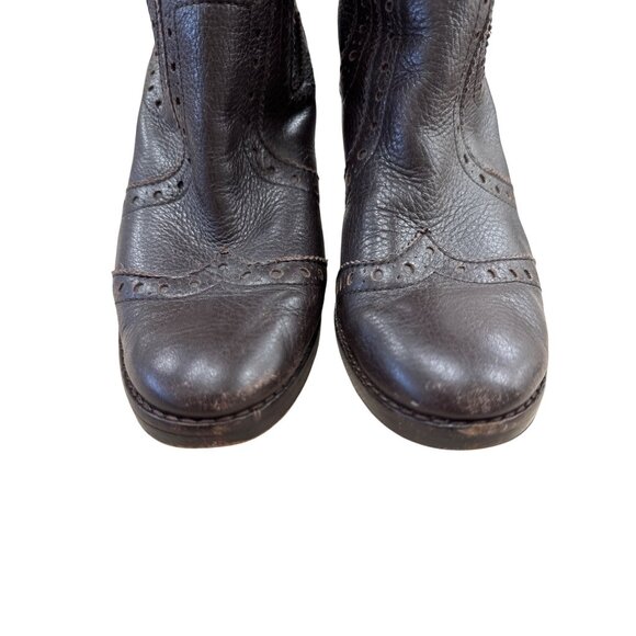 Michael Kors Womens Brown Knee High Leather Riding Boots 10M SKU 7079 - Picture 8 of 15